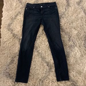 Micheal Kors Straight Leg Dark Wash Jeans